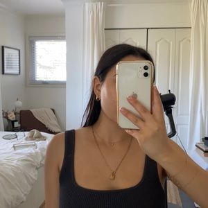 Mejuri Lock Chain Necklace
